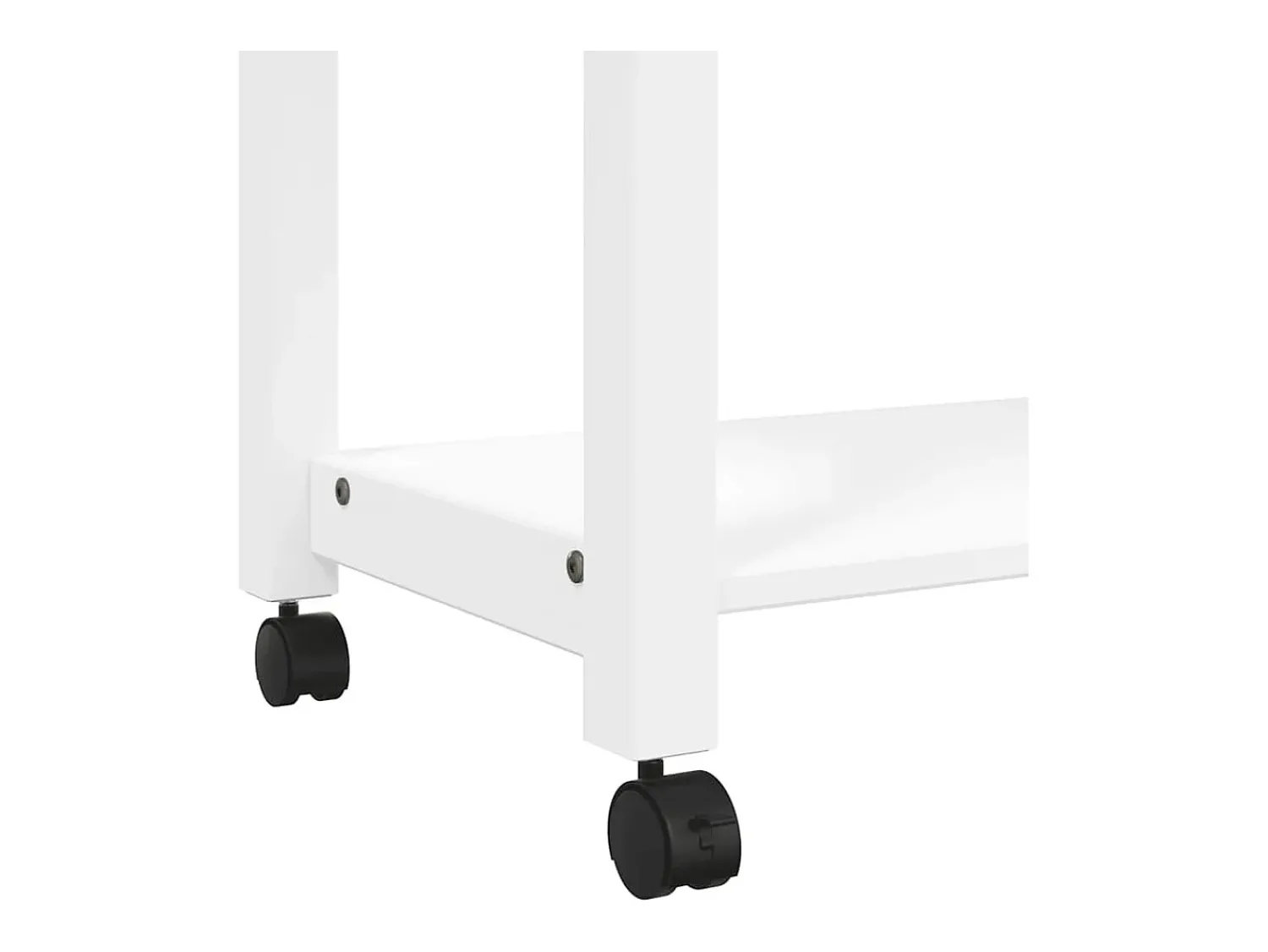 Móvel De Arrumação*vidaxl Carrinho de cozinha MONZA 84x40x88,5 cm madeira de pinho maciça Branco