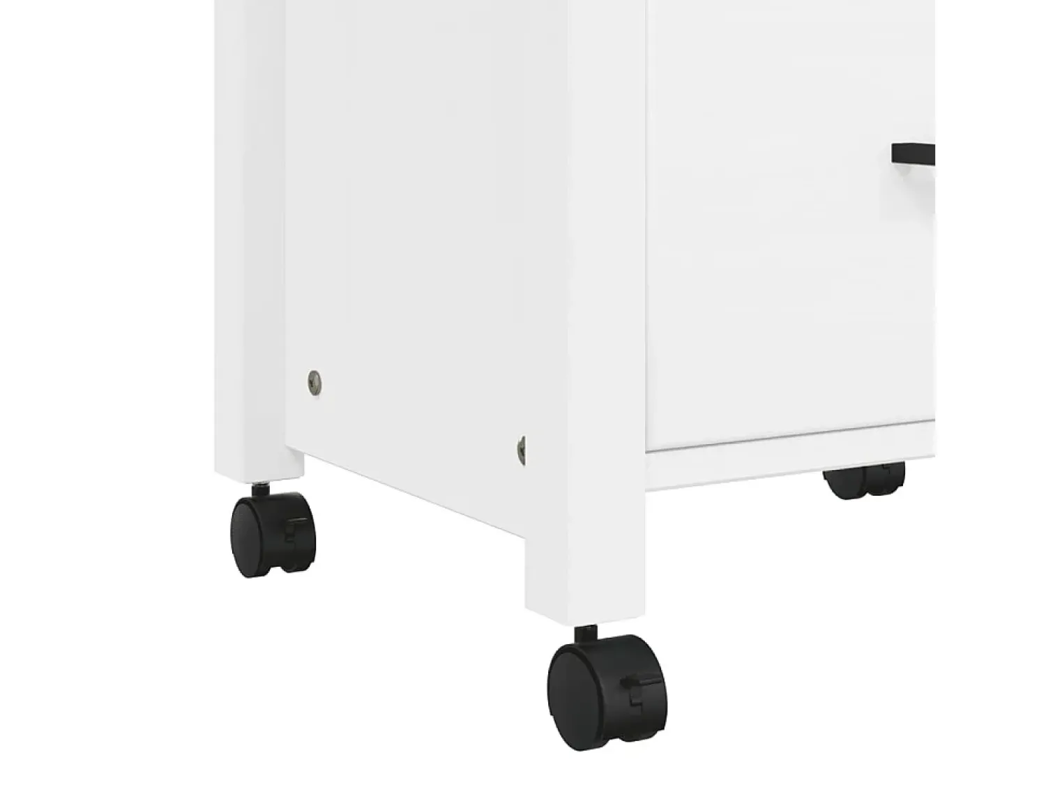 Sale vidaxl Carrinho de cozinha MONZA 48x40x88,5 cm madeira de pinho maciça Branco