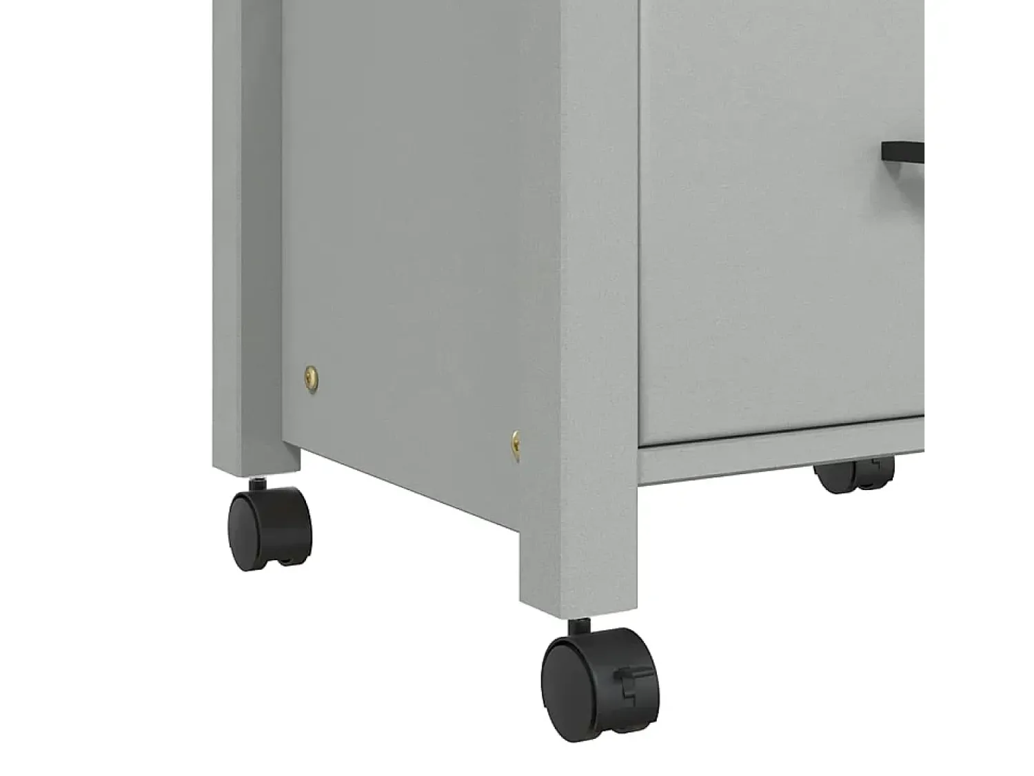 vidaxl Carrinho de cozinha MONZA 48x40x88,5 cm madeira de pinho maciça^ Móvel De Arrumação