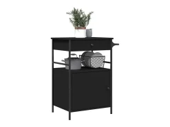 vidaxl Carrinho de cozinha 56x43x89,5 cm derivados de madeira^ Móvel De Arrumação