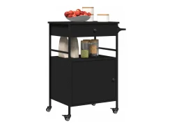 vidaxl Carrinho de cozinha 56x43x89,5 cm derivados de madeira^ Móvel De Arrumação