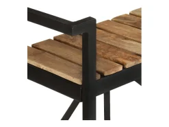 vidaxl Carrinho de cozinha 87x36x81 cm madeira de mangueira maciça^ Móvel De Arrumação