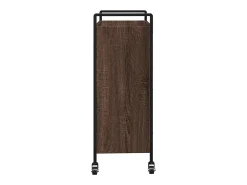 Móvel De Arrumação|vidaxl Carrinho de cozinha 70x30x82cm deriv. madeira carvalho castanho Natural claro