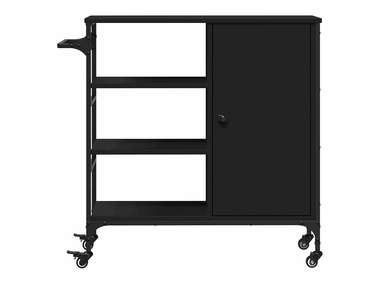 vidaxl Carrinho de cozinha 87,5x38,5x84,5cm derivados de madeira^ Móvel De Arrumação