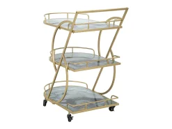 Clearance CARRINHO MISTURA DE VIDRO MÁRMORE CM71X45.5X84.5 Multicor