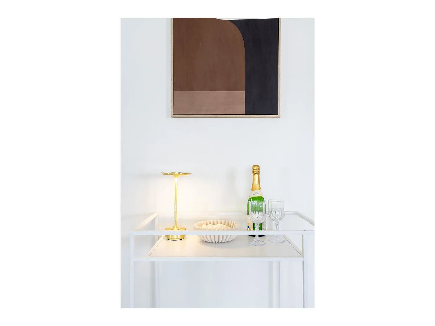 Carrinho Vita, , 68x40x79 cm, Kendra Home^ Móvel De Arrumação