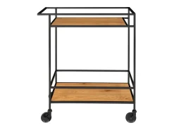 Móvel De Arrumação| Carrinho Vita, Castanho, 68x40x79 cm, Kendra Home Castanho chocolate