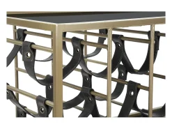 Móvel De Arrumação| Carrinho VKH5, Preto, 79x39,5x82 cm, Kendra Home Dourado