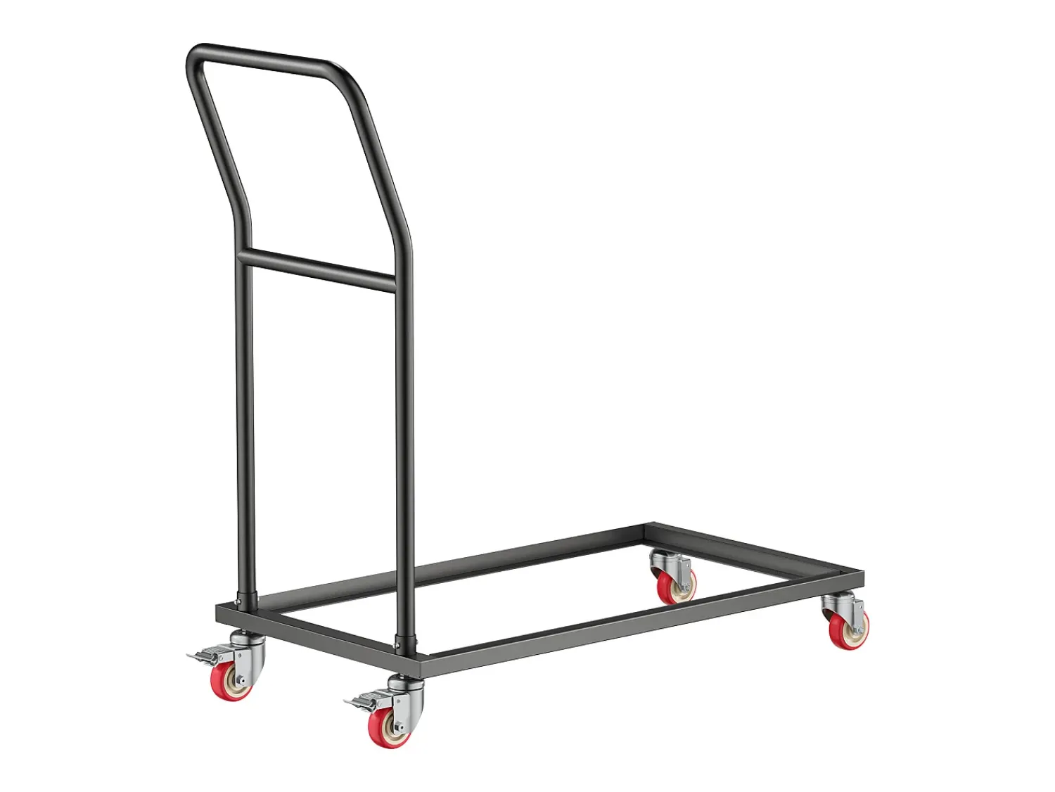 Sale Carro de Serviço Plegável SucceBuy 136 kg para 25 Cadeiras, Armazenamento Vertical em Forma de L Preto