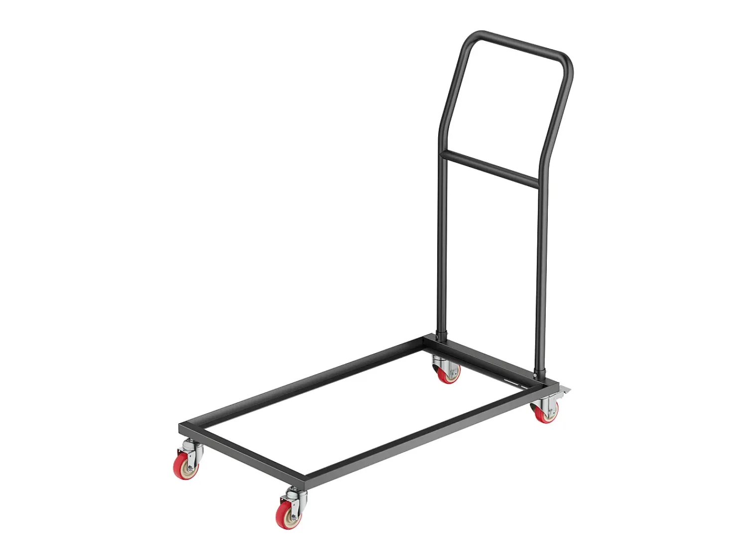 Sale Carro de Serviço Plegável SucceBuy 136 kg para 25 Cadeiras, Armazenamento Vertical em Forma de L Preto
