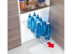 METALTEX Cesto Deslizante para Garrafas Capacidade 10 Garrafas^ Acessórios De Arrumação|Acessório Vinho E Bar