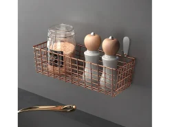 METALTEX Cesto Multiuso KOALA Série COPPER 33x12x9 cm^ Acessórios De Arrumação|Cesto