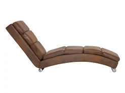 Chaise longue camurça artificial PT146304^ Sofá