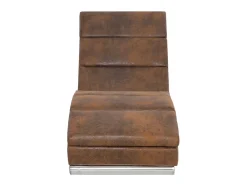 Chaise longue camurça artificial PT146304^ Sofá