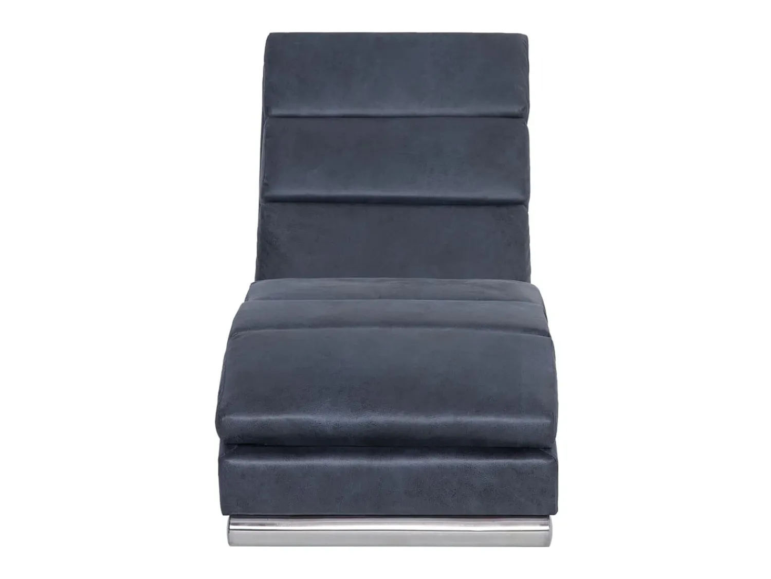 Online Chaise longue camurça artificial PT787067 Cinzento