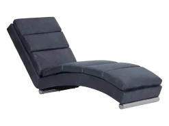 Online Chaise longue camurça artificial PT787067 Cinzento