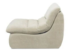 Sofá|Habitat et jardin Chaise longue "Candela" em tecido texturado - 81 x 96 x 75 cm - Bege