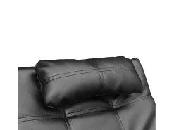 Sofá* Chaise longue com almofada couro artificial PT294934 Preto