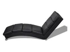 Best Chaise longue couro artificial PT631666 Preto