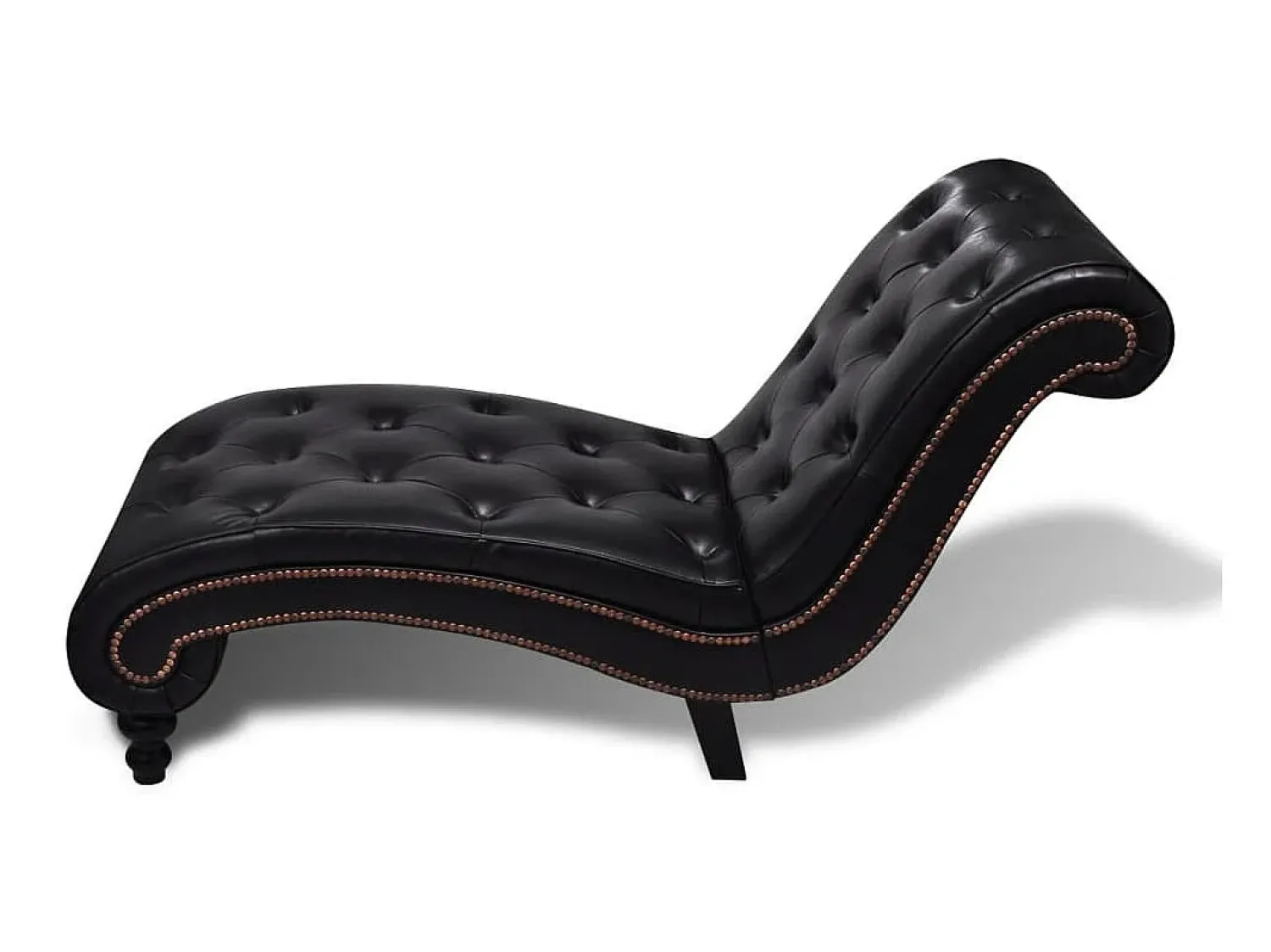 Chaise longue couro artificial PT405136^ Sofá