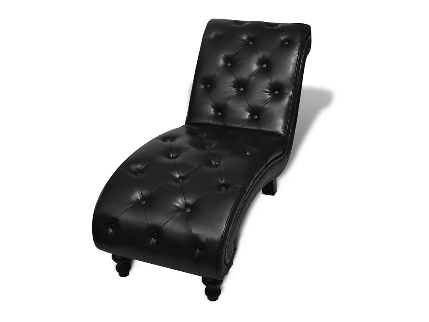 Chaise longue couro artificial PT405136^ Sofá
