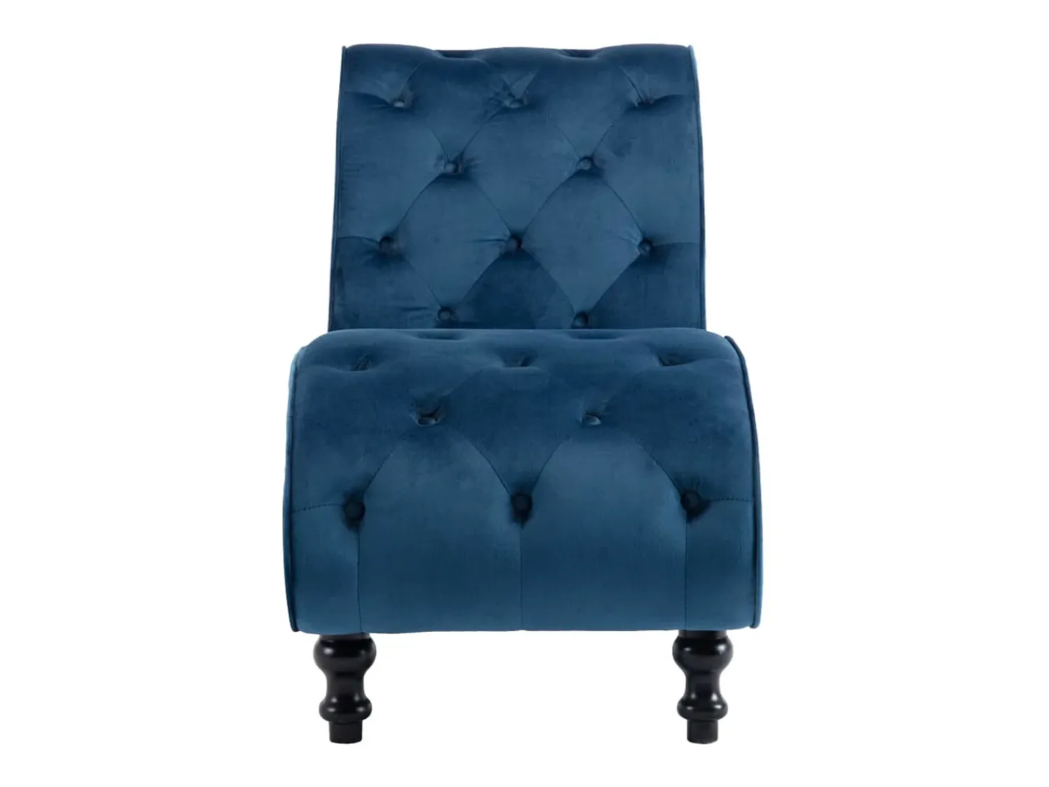 Sofá* Chaise longue em veludo PT524823 Azul
