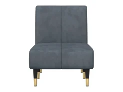 Discount Chaise longue veludo -escuro PT867790 Cinzento