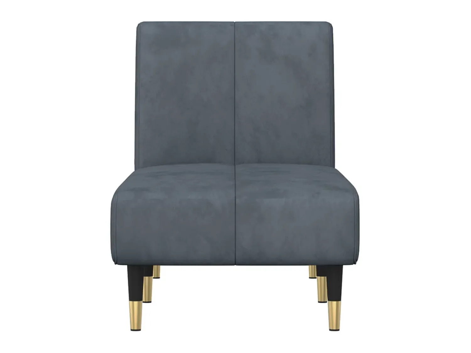 Discount Chaise longue veludo -escuro PT867790 Cinzento