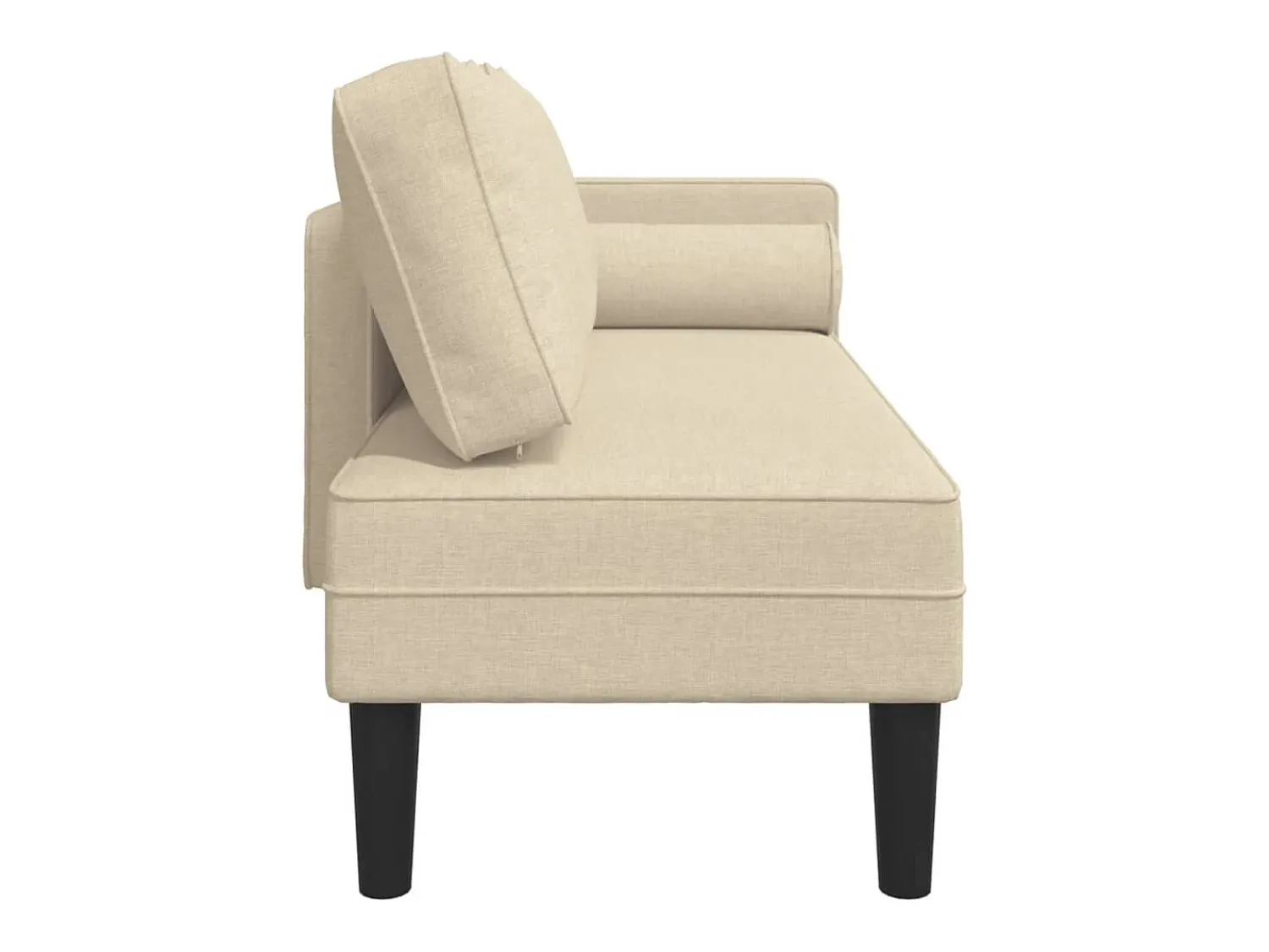 Chaise lounge com almofadões tecido PT305596^ Sofá