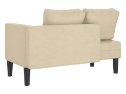 Chaise lounge com almofadões tecido PT305596^ Sofá