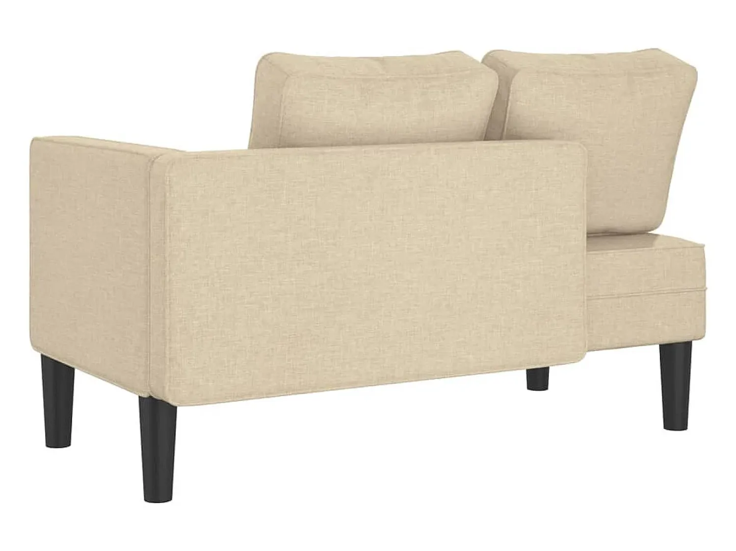 Chaise lounge com almofadões tecido PT305596^ Sofá