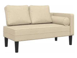 Chaise lounge com almofadões tecido PT305596^ Sofá