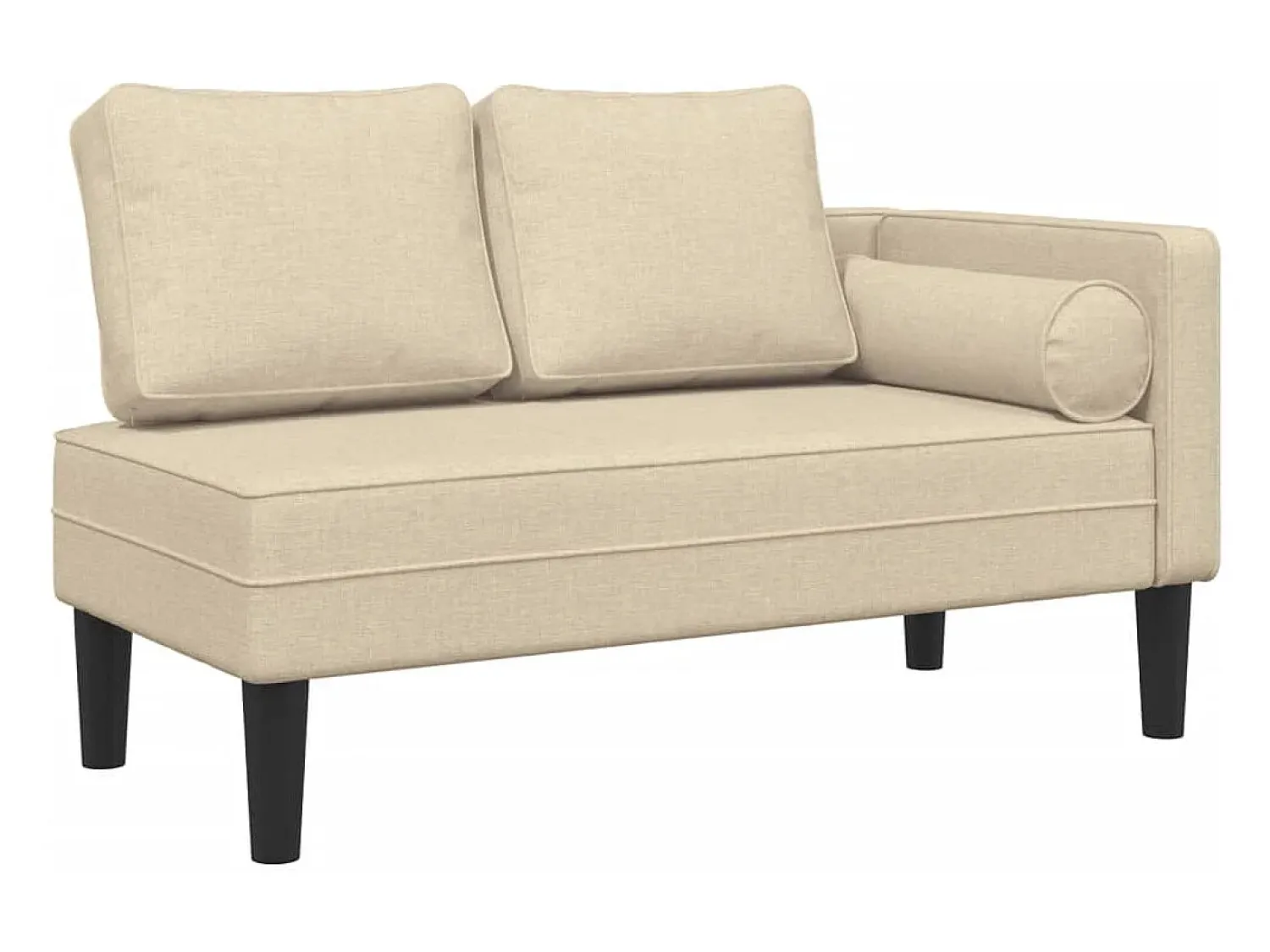 Chaise lounge com almofadões tecido PT305596^ Sofá