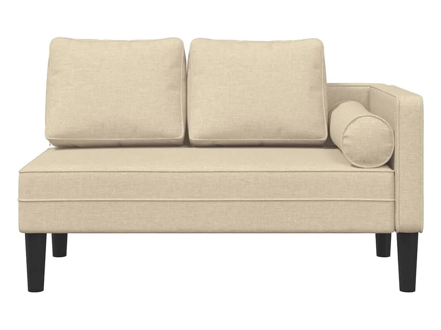 Chaise lounge com almofadões tecido PT305596^ Sofá