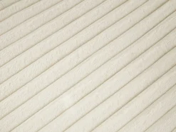 Sofá|Vente-unique Chaise-longue 2 lugares em veludo canelado grosso ESARTO de Pascal Morabito Bege