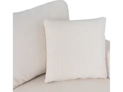 Sofá*Happy Garden CLARK Sofá-cama de canto em bombazina de 3 lugares Bege