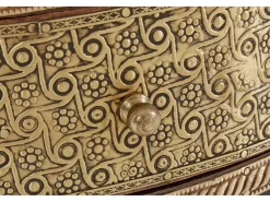 Mesa De Apoio*Loft24 Cómoda com 3 gavetas Cinza / Carvalho Multicor