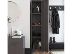 Dorel Home Cómoda com 6 gavetas em MDF azul marinho^ Móvel De Arrumação