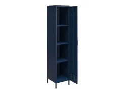 Móvel De Arrumação|Dorel Home Cómoda com 5 gavetas em MDF cinzento pomba Azul