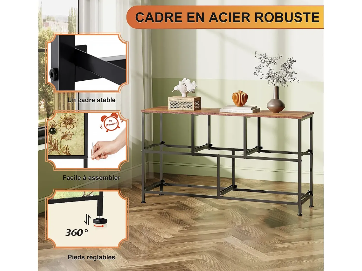 Vitrina* Cômoda de 5 gavetas para quarto, armário de armazenamento com estrutura metálica, multicolorida Multicor