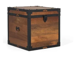 Acessórios De Arrumação*Giner y colomer Cômoda em madeira de mangue com acabamentos em estilo vintage fer noir. Castanho