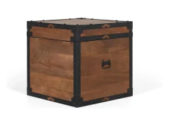 Acessórios De Arrumação*Giner y colomer Cômoda em madeira de mangue com acabamentos em estilo vintage fer noir. Castanho