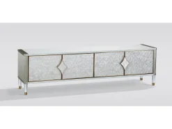 Cómoda 200x55x40 cm branca estilo st201^ Móvel De Tv