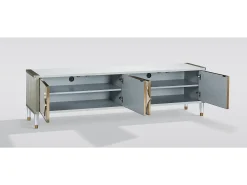 Cómoda 200x55x40 cm branca estilo st201^ Móvel De Tv