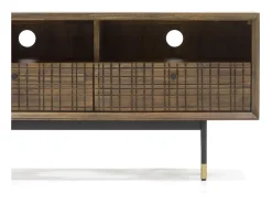 Móvel De Tv| Cómoda 160x55x45 cm castanha labirinto mazl01-160 Castanho