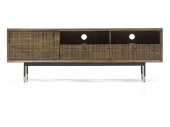 Móvel De Tv| Cómoda 160x55x45 cm castanha labirinto mazl01-160 Castanho