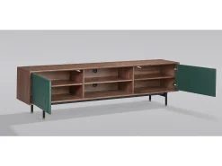 Cômoda 200x55x40 cm nogueira stilig st153^ Móvel De Tv