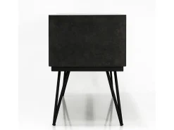 Cómoda 150x55x45 cm preta adesso adesl01^ Móvel De Tv