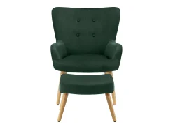 Loft24 Coco | Poltrona em escuro Verde