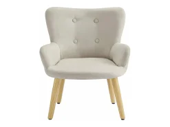 Loft24 Coco | Poltrona para crianças em microfibra creme^ Poltrona